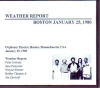 Weather Report ウェザー・リポート/Theatre,Boston,USA 1980