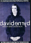 David Byrne デヴィッド・バーン/Croatia 1994